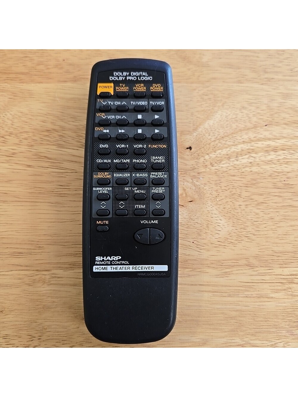 Original Remote Control SHARP RRMCG0004SJSA Tested
